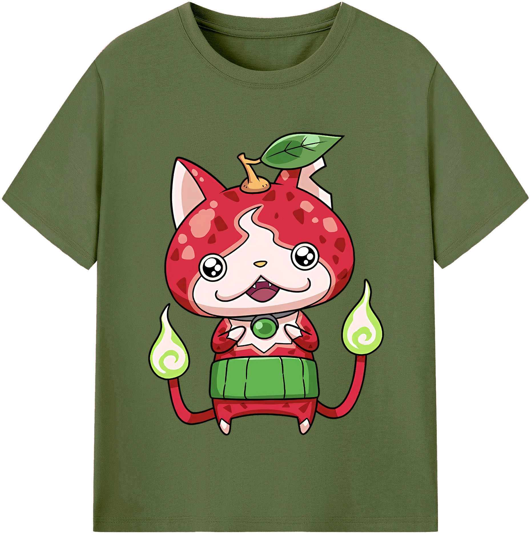 （画像用） 妖怪ウォッチ Yo-kai Watch 綿100％半袖Tシャツ（フロントプリント）